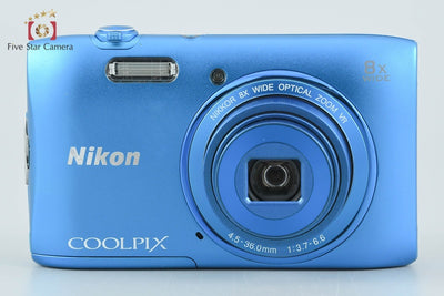 【中古】Nikon ニコン COOLPIX S3600 コバルトブルー コンパクトデジタルカメラ