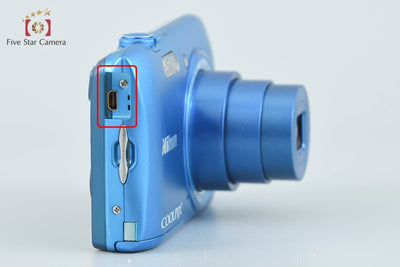 【中古】Nikon ニコン COOLPIX S3600 コバルトブルー コンパクトデジタルカメラ