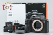 【中古】SONY ソニー α7III ILCE-7M3 ミラーレス一眼カメラ シャッター回数僅少 元箱付き