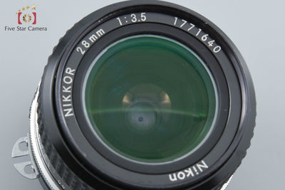【中古】Nikon ニコン Ai NIKKOR 28mm f/3.5