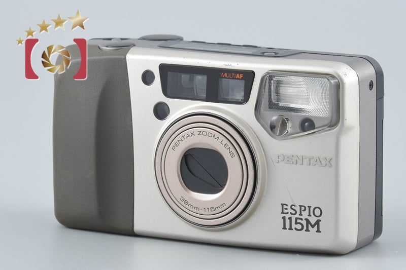 【中古】PENTAX ペンタックス ESPIO 115M シルバー コンパクトフィルムカメラ