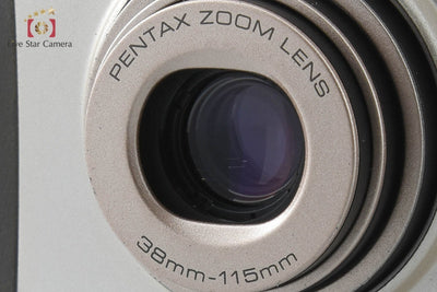 【中古】PENTAX ペンタックス ESPIO 115M シルバー コンパクトフィルムカメラ