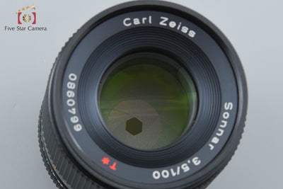 【中古】CONTAX コンタックス Carl Zeiss Sonnar 100mm f/3.5 T* AEJ