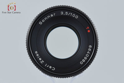 【中古】CONTAX コンタックス Carl Zeiss Sonnar 100mm f/3.5 T* AEJ