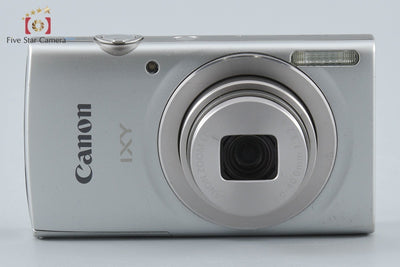 【中古】Canon キヤノン IXY 180 シルバー コンパクトデジタルカメラ