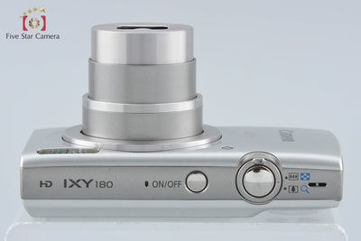 【中古】Canon キヤノン IXY 180 シルバー コンパクトデジタルカメラ