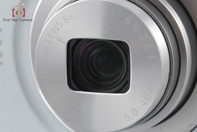 【中古】Canon キヤノン IXY 180 シルバー コンパクトデジタルカメラ