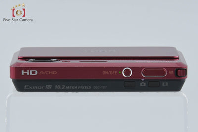 【中古】SONY ソニー Cyber-Shot DSC-TX7 レッド デジタルスチルカメラ