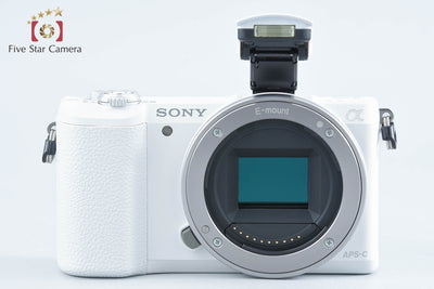 【中古】SONY ソニー α5100 ILCE-5100 ダブルズームレンズキット ホワイト シャッター回数僅少 元箱付き 多言語対応
