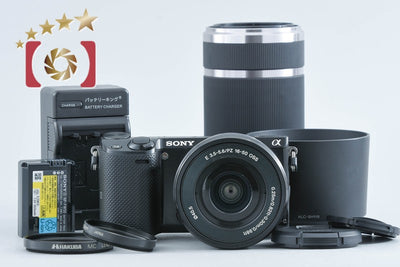 【中古】SONY ソニー α NEX-5T ブラック ダブルズームレンズキット 多言語対応