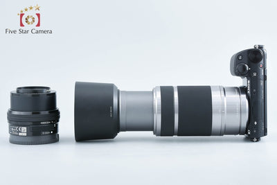 【中古】SONY ソニー α NEX-5T ブラック ダブルズームレンズキット 多言語対応