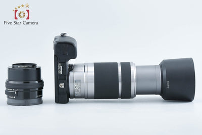 【中古】SONY ソニー α NEX-5T ブラック ダブルズームレンズキット 多言語対応