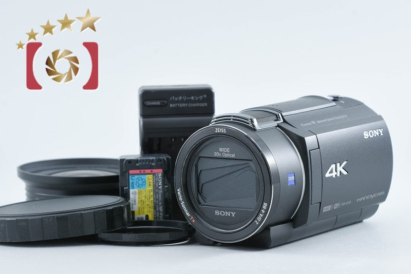 【中古】SONY ソニー HANDYCAM FDR-AX45A ブラック ビデオカメラ 多言語対応