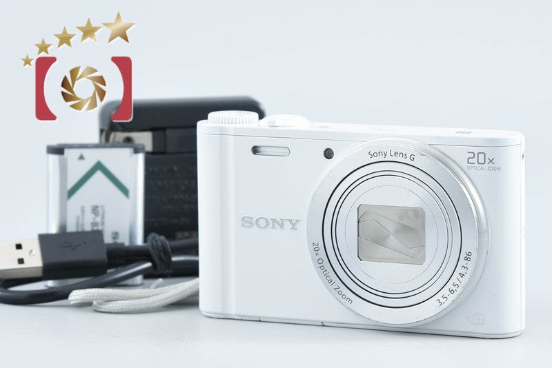 【中古】SONY ソニー Cyber-shot DSC-WX350 ホワイト コンパクトデジタルカメラ 多言語対応