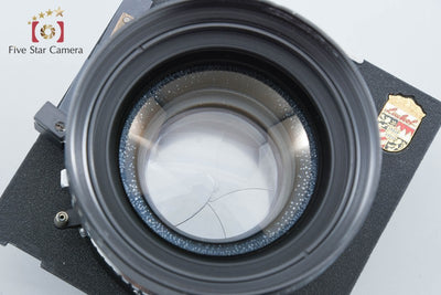 【中古】Schneider-Kreuznach シュナイダー Symmar-S 210mm f/5.6 2026.9月 オーバーホール済み