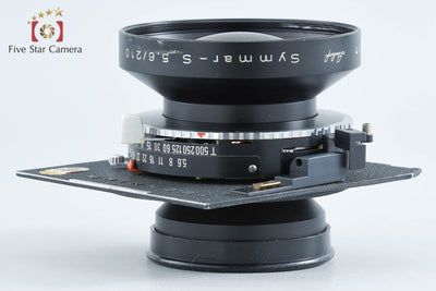 【中古】Schneider-Kreuznach シュナイダー Symmar-S 210mm f/5.6 2026.9月 オーバーホール済み