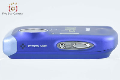 【中古】FUJIFILM 富士フイルム FINEPIX Z33WP ブルー コンパクトデジタルカメラ