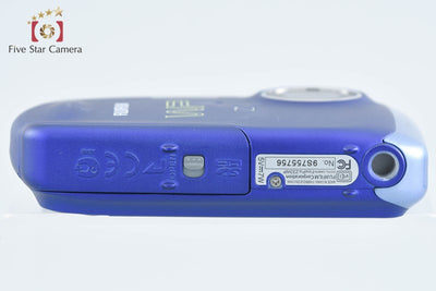 【中古】FUJIFILM 富士フイルム FINEPIX Z33WP ブルー コンパクトデジタルカメラ