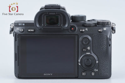 【中古】SONY ソニー α7III ILCE-7M3 ミラーレス一眼カメラ 多言語対応