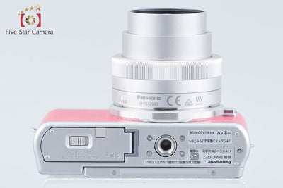 【中古】Panasonic パナソニック LUMIX DMC-GF7 ピンク + LUMIX G VARIO 12-32mm f/3.5-5.6 ASPH. MEGA O.I.S. H-FS12032