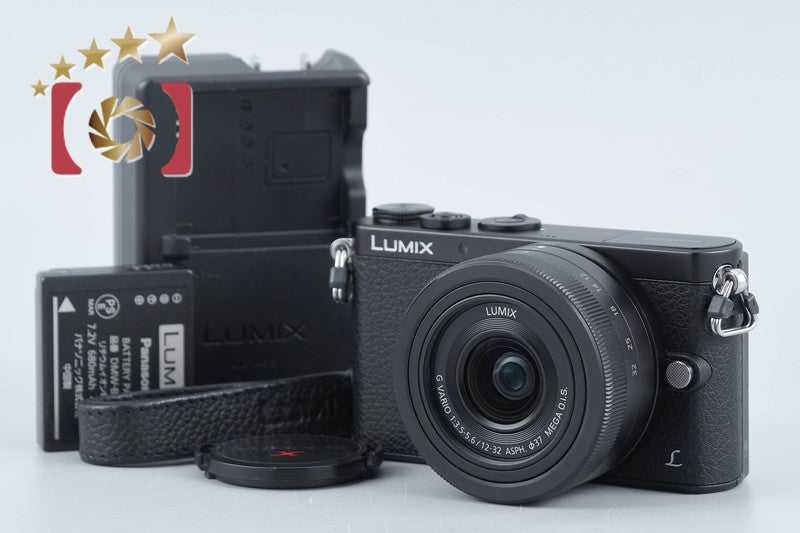 【中古】Panasonic パナソニック LUMIX DMC-GM1K ブラック レンズキット シャッター回数僅少