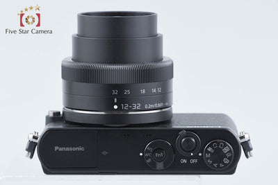 【中古】Panasonic パナソニック LUMIX DMC-GM1K ブラック レンズキット シャッター回数僅少