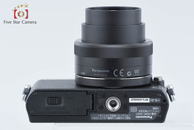 【中古】Panasonic パナソニック LUMIX DMC-GM1K ブラック レンズキット シャッター回数僅少