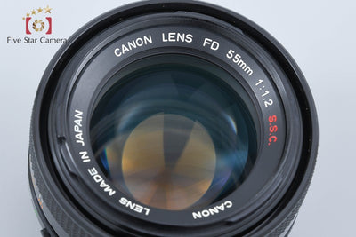【中古】Canon キヤノン FD 55mm f/1.2 S.S.C.