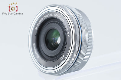 【中古】OLYMPUS オリンパス M.ZUIKO DIGITAL ED 14-42mm f/3.5-5.6 EZ シルバー