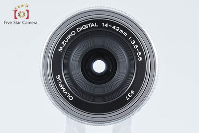 【中古】OLYMPUS オリンパス M.ZUIKO DIGITAL ED 14-42mm f/3.5-5.6 EZ シルバー
