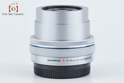 【中古】OLYMPUS オリンパス M.ZUIKO DIGITAL ED 14-42mm f/3.5-5.6 EZ シルバー