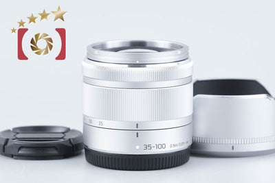 【中古】Panasonic パナソニック LUMIX G VARIO 35-100mm f/4-5.6 ASPH. MEGA O.I.S. H-FS35100 シルバー