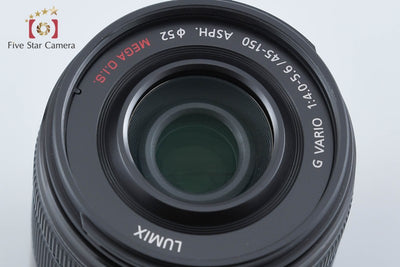 【中古】Panasonic パナソニック LUMIX G VARIO 45-150mm f/4-5.6 ASPH. MEGA O.I.S. H-FS45150 ブラック