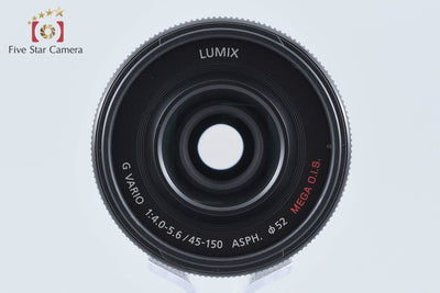 【中古】Panasonic パナソニック LUMIX G VARIO 45-150mm f/4-5.6 ASPH. MEGA O.I.S. H-FS45150 ブラック