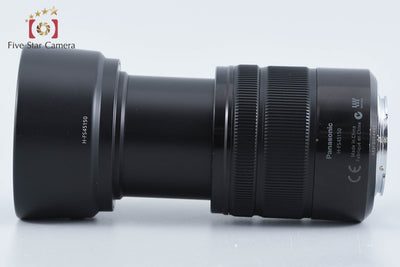 【中古】Panasonic パナソニック LUMIX G VARIO 45-150mm f/4-5.6 ASPH. MEGA O.I.S. H-FS45150 ブラック