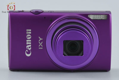 【中古】Canon キヤノン IXY 630 パープル コンパクトデジタルカメラ 元箱付き