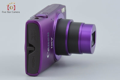 【中古】Canon キヤノン IXY 630 パープル コンパクトデジタルカメラ 元箱付き