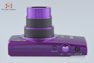 【中古】Canon キヤノン IXY 630 パープル コンパクトデジタルカメラ 元箱付き