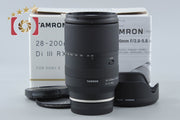 【中古】TAMRON タムロン A071 28-200mm f/2.8-5.6 Di III RXD ソニーEマウント用 元箱付き