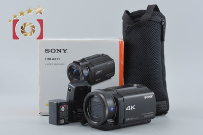 【中古】SONY ソニー HANDYCAM FDR-AX30 ビデオカメラ 元箱付き 多言語対応