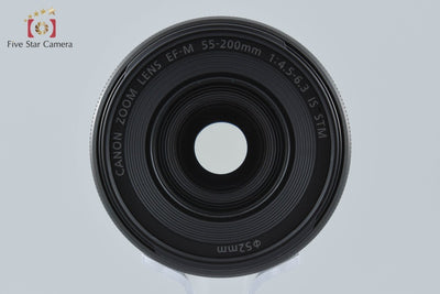 【中古】Canon キヤノン EF-M 55-200mm f/4.5-6.3 IS STM ブラック