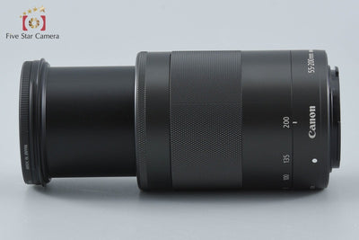 【中古】Canon キヤノン EF-M 55-200mm f/4.5-6.3 IS STM ブラック