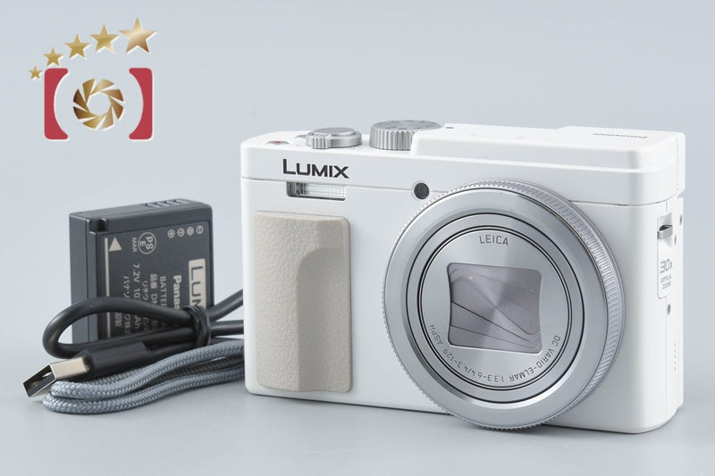 【中古】Panasonic パナソニック LUMIX DC-TZ95D ホワイト コンパクトデジタルカメラ