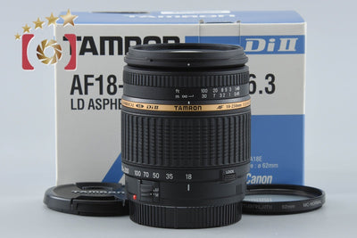 【中古】TAMRON タムロン A18 AF 18-250mm f/3.5-6.3 Di II LD IF MACRO キヤノン用 元箱付き