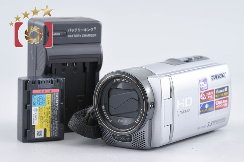 【中古】SONY ソニー ハンディカム HDR-CX180 シルバー ビデオカメラ