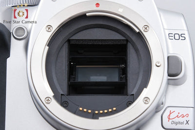【中古】Canon キヤノン EOS Kiss Digital X シルバー デジタル一眼レフカメラ
