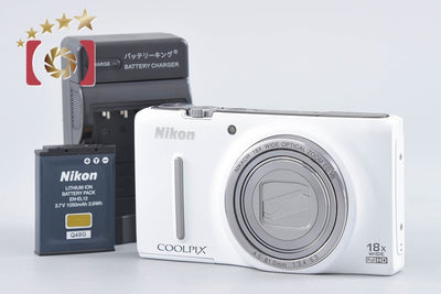 【中古】Nikon ニコン COOLPIX S9400 エレガントホワイト コンパクトデジタルカメラ