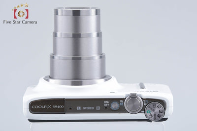 【中古】Nikon ニコン COOLPIX S9400 エレガントホワイト コンパクトデジタルカメラ
