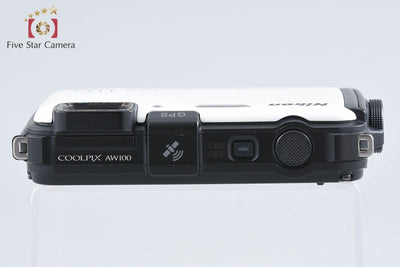 【中古】Nikon ニコン COOLPIX AW100 ナチュラルホワイト コンパクトデジタルカメラ