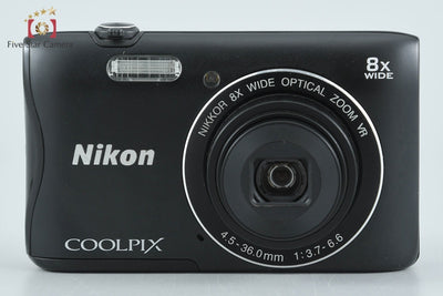 【中古】Nikon ニコン COOLPIX S3700 ブラック コンパクトデジタルカメラ
